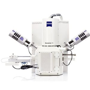 microscopio electrónico de barrido con haz iónico focalizado