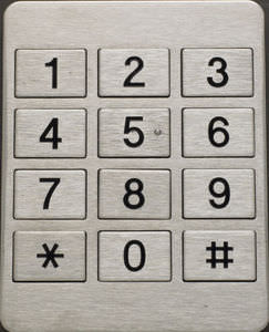 teclado numérico 12 teclas