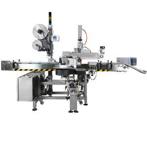 máquina de etiquetado automática / para botellas / para aplicaciones cosméticas / para la industria alimentaria