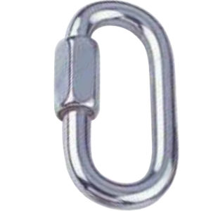 eslabon rápido ovalado / de acero inoxidable