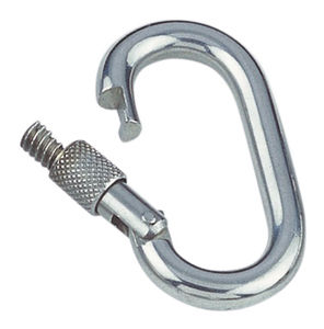 eslabon rápido ovalado / de acero inoxidable