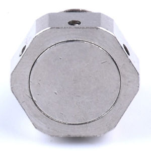 tapón hexagonal / redondo / roscado / macho