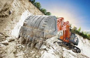 excavadora intermedia