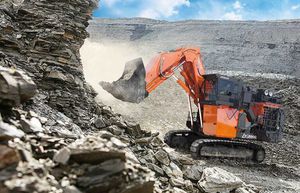 excavadora intermedia