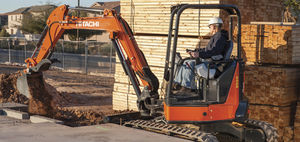 miniexcavadora / con orugas / Tier 4 final / para obra de construcción
