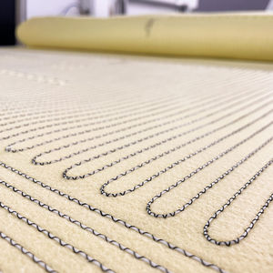 alfombra calefactora de fibras de aramida