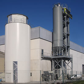 planta de hormigón estacionaria
