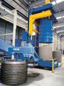línea de producción para productos de hormigón