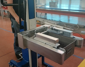 pinza de elevación y volteo de bobinas