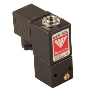 electroválvula sobre base