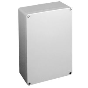 caja de aluminio / de pared / rectangular / con tapa atornillada
