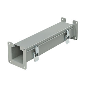 canaleta de cableado / de acero / modular / rígida