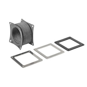 racor flexible / de rosca / recto / codo de 90º