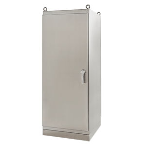 armario de almacenamiento / con patas / de puertas batientes / de 2 puertas