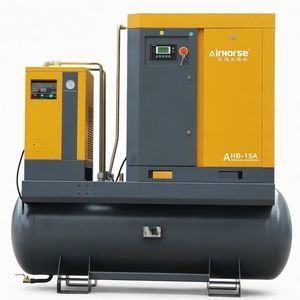 compresor sobre tanque