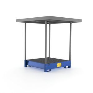 paleta de retención para barriles 1