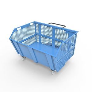 contenedor de residuos de acero 1