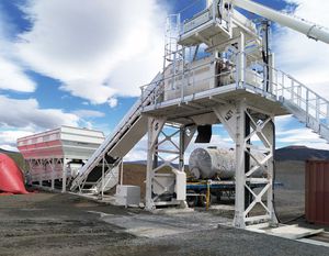 planta de hormigón estacionaria