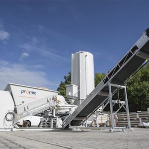 planta de hormigón móvil