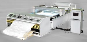 máquina de tricotado plana