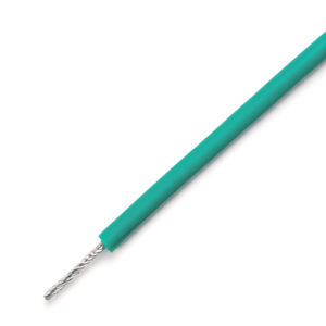 cable eléctrico de alimentación / multifilar / de cobre / con aislamiento de silicona