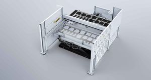 máquina apiladora para máquinas