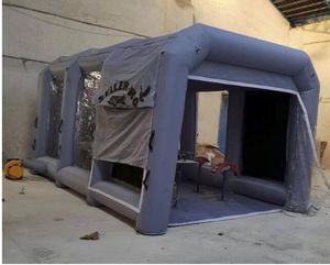 cabina de pintura abierta