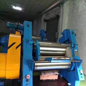 máquina de calandrado de dos rodillos