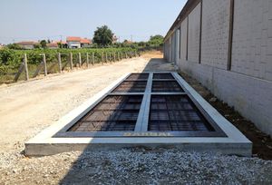báscula puente de acero