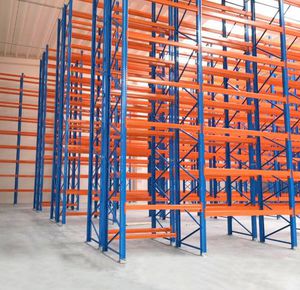 sistema de estanterías para depósito de almacenamiento