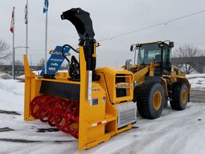 soplador de nieve para cargadora compacta