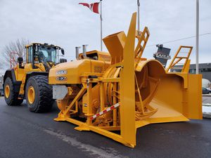 soplador de nieve para cargadora compacta