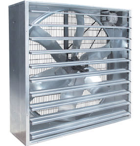 ventilador helicoidal / de extracción / de accionamiento directo / para motor eléctrico
