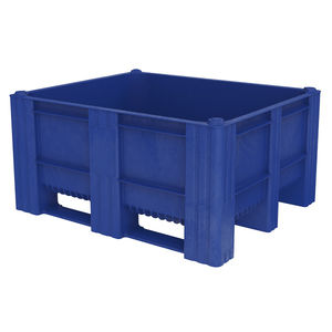 caja-palé de plástico / para la industria alimentaria / apilable