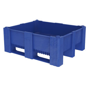 caja-palé de plástico / para la industria alimentaria / apilable