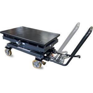 mesa elevadora con pedal