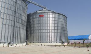 silo con fondo plano