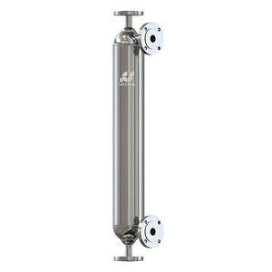 intercambiador de calor de coraza y tubos / agua-agua / de acero inoxidable / compacto