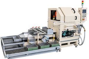 máquina de acabado de tambor giratorio