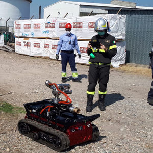 robot para extinción de incendios