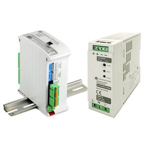 autómata programable en riel DIN
