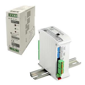 autómata programable en riel DIN