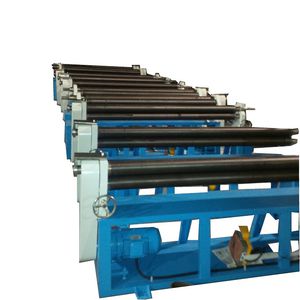 máquina laminadora con 3 rodillos motores