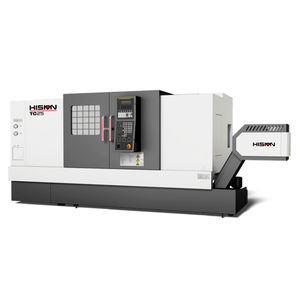 torno CNC / 2 ejes / con husillos / de alta precisión