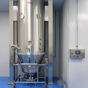 granuladora de lecho fluidizado / húmedo / para aplicaciones farmacéuticas / multifunción