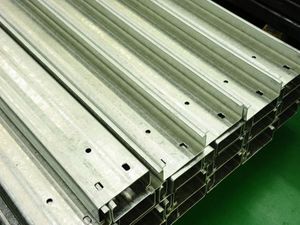 acero galvanizado curvado