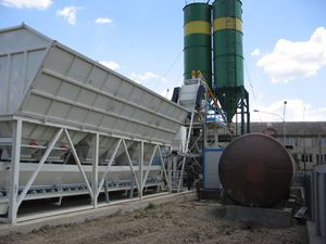 planta de hormigón estacionaria