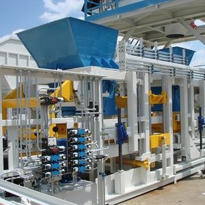 máquina para fabricación de bloques de hormigón