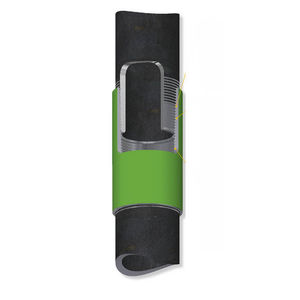 conexión de tubo redondo