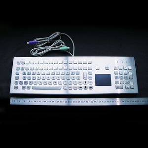 teclado de acero inoxidable